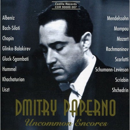 Dmitry Paperno - Uncommon Encores - Music & Performance - CD