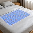 thumbnail image 1 of Dmlomu Reusable Waterproof Bed Pads, Cotton 4-Layer Non-Slip Mattress Protector, Portable Leak Proof Absorbent Bed Mat for College Dorm Adults, 1 of 5