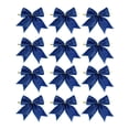 thumbnail image 1 of Dmlowu 12pcs Bows Christmas Tree Ornaments - 4" Christmas Bows for Xmas Decor, Velvet Bows for Christmas Tree, Hanging Decorations Christmas Bow Gifts for Holiday Party Decor, 1 of 8