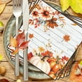 thumbnail image 1 of Dmlowu 24pcs Fall Decor Napkins - Maple Leaves & Flower Paper Napkins, Disposable Thanksgiving Decorations Napkins for Holiday Party Party Supplies, Fall Decorations for Home, 1 of 6