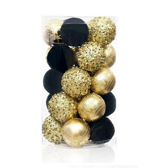 Dmlowu 25pcs Christmas Tree Balls Ornaments Decorations - Hanging Decor Christmas Balls for Wedding Home Decor Christmas Decorations, 2.36" Holiday Gift Christmas Ball Ornaments