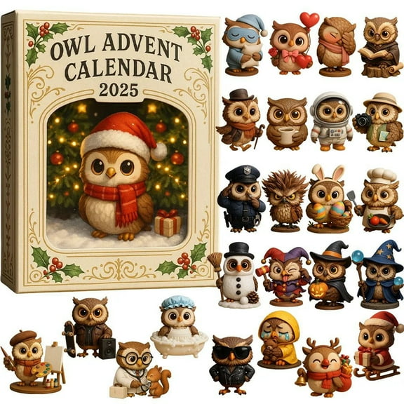 Dmlowu Christmas Advent Calendar 2025 - Countdown Advent Calendar with Christmas Toys, Personalized Advent Calendar 2025 Gifts for Holiday Party Christmas Decorations