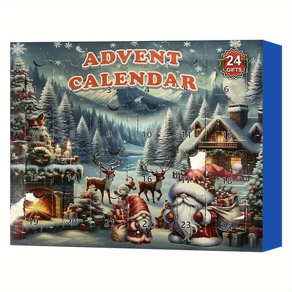 Dmlowu Christmas Advent Calendar 2025 - Countdown Advent Calendar with Christmas Toys, Personalized Advent Calendar 2025 for Holiday Party Christmas Decorations