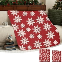 Dmlowu Christmas Blanket - Fluffier Soft Throw Blanket for Couch, Comfortable Christmas Printed Cooling Blanket for Holiday Party Christmas Decorations, 28x39 inch