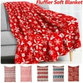 thumbnail image 1 of Dmlowu Christmas Blanket - Warm Flannel Throw Blanket for Couch Sofa Bedroom, Fluffier Soft Christmas Throw Blanket for Holiday Party Christmas Decorations, 28x39 inch, 1 of 7