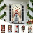 thumbnail image 1 of Dmlowu Christmas Door Cover - 2025 Exquisite Christmas Door Decorations, 35x71 inch Merry Christmas Front Door Decorations for Holiday Party Christmas Decorations Indoor & Outdoor, 1 of 7
