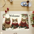 thumbnail image 1 of Dmlowu Christmas Doormat, 16x24" Non Slip Christmas Front Door Mat, Comfortable Dirt Proof Christmas Bathroom Rugs for Intdoor Outdoor Christmas Decorations, 1 of 6