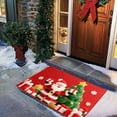 thumbnail image 1 of Dmlowu Christmas Doormat, Extra Soft Absorbent Christmas Bathroom Rugs, 16x24" Quicker Dry Christmas Front Door Mat, Washable Rug for Bathroom Bedroom, Non-Slip Christmas Welcome Mat, 1 of 6