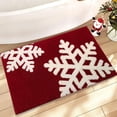 thumbnail image 1 of Dmlowu Christmas Doormat - Merry Christmas Bathroom Rugs for Xmas Decor, Non Slip Christmas Front Door Mat for Indoor Outdoor Christmas Decorations, 16x24" Comfortable Christmas Door Mat, 1 of 6