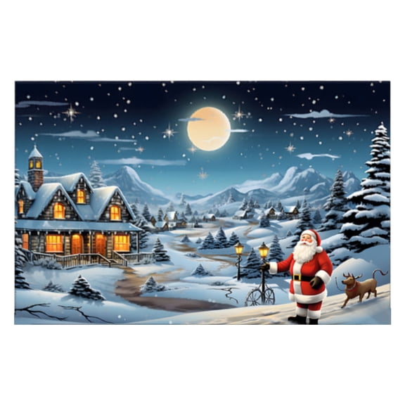 Dmlowu Christmas Doormat - Non Slip Christmas Bathroom Rugs for Xmas Decor, Merry Christmas Front Door Mat for Indoor Outdoor Christmas Decorations, 16x24" Christmas Door Mat