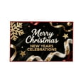 thumbnail image 1 of Dmlowu Christmas Doormat - Non Slip Christmas Front Door Mat for Outdoor Entryway, Merry Xmas Decor Rug for Kitchen, Bedroom & Bathroom, 16x24" Holiday Christmas Door Mat, 1 of 6