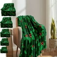 thumbnail image 1 of Dmlowu Christmas Flannel Blanket - Extra Soft Christmas Throw Blanket for Couch, Comfortable Fluffier Cooling Blanket for Holiday Party Christmas Decorations, 28x39 inch, 1 of 7