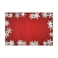 thumbnail image 1 of Dmlowu Christmas Placemats Set of 4 - Heat Proof Christmas Place Mats, Non-Slip Table Mats for Party Holiday Decor, Merry Christmas Decorations Placemats for Dining Table, 1 of 8
