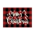 thumbnail image 1 of Dmlowu Christmas Placemats Set of 4 - Heat Proof Christmas Placemats, Merry Table Mats for Party Holiday Decor, Non-Slip Christmas Tree Decorations Placemats for Dining Table, 1 of 8