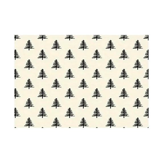 Dmlowu Christmas Placemats Set of 4 - Heat Proof Placemats, Non-Slip Table Mats for Party Holiday Decor, Merry Christmas Tree Decorations Placemats for Dining Table