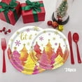 thumbnail image 1 of Dmlowu Christmas Plates 24pcs - Christmas Decorations Paper Plates, Disposable Christmas Party Plates for Holiday Wedding Party Supplies Decor, 9", 1 of 7