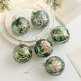 thumbnail image 1 of Dmlowu Christmas Tree Balls Ornaments Decorations - Green Glossy Shatterproof Christmas Balls for Wedding Home Decor Christmas Decorations, 3.14" Holiday Gift Christmas Ball Ornaments, 1 of 7