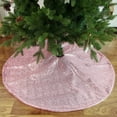thumbnail image 1 of Dmlowu Christmas Tree Skirt With Sequin - Wrink Proof Xmas Tree Skirt for Holiday Party Christmas Decorations, 35"/90cm Solid Color Christmas Tree Skirts, 1 of 7