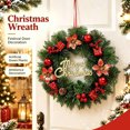 thumbnail image 1 of Dmlowu Christmas Wreath for Front Door, Artificial Wreaths for Front Door Wall Window, Christmas Decorations Indoor Ourdoor, 1 of 7