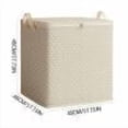 thumbnail image 1 of Dmlowu Closet Organizers and Storage, Non-Woven Moving Bags with Zipper, Large Capacity Foldable Storage Bags with Handles for Clothing Blanket Pillows Toys, 30L/110L/150L/220L, 1 of 5