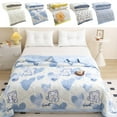 thumbnail image 1 of Dmlowu Cooling Blanket Extra Soft Throw Blanket Breathable Summer Cotton Blanket for Living Room Bedroom Couch, 39x59 Inch Luxury Cooling Comforter, 1 of 7