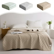 Dmlowu Cooling Blanket Microfiber Throw Blanket Summer Thin Cotton Blanket for All Season 63x79 Inch Breathable Soft Cooling Comforter for School Office Living Room Bedroom Couch