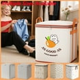 thumbnail image 1 of Dmlowu Cotton Storage Bags - Large Capacity Clothes & Blanket Storage Bins, Foldable Closet Organizers and Storage, Portable Moving Bags for Clothing, Blanket, Bedding, Comforter, 1 of 10