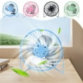 thumbnail image 1 of Dmlowu Desk Fan Durables Portable Fan Ultra Powerful Quiet Personal Cute Fan for Bedroom Office School Dormitory, 7x8 Inch Rechargeable Mini Table Fan, 1 of 7