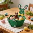thumbnail image 1 of Dmlowu Easter Bunny Baskets - Portable Easter Eggs Storage Basket for Kids, Exquisite Storage Basket for Organizing, 1 of 6