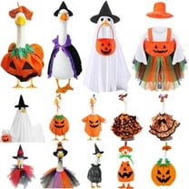 Dmlowu Halloween Porch Goose Outfits - Cute Creative Porch Goose, Goose Outfits for Holiday Party Halloween Decorations Outdoor & Indoor, Porch Goose Clothes for Home Decor