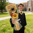 thumbnail image 1 of Dmlowu Handcrafted Crochet Sunflower Bouquet, Graduation Doctoral Hat Stuffed Animals Flower Arrangement, Keepsake Gifts for Her Him, Fade Resistant Graduation Decorations 2026, 1 of 7