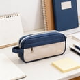 thumbnail image 1 of Dmlowu Large Capacity Multi Layer Zippered Pencil Case, Stationery Pouch with Water Resistant Polyester, Portable Organizer for Office Travel Home, 1 of 6