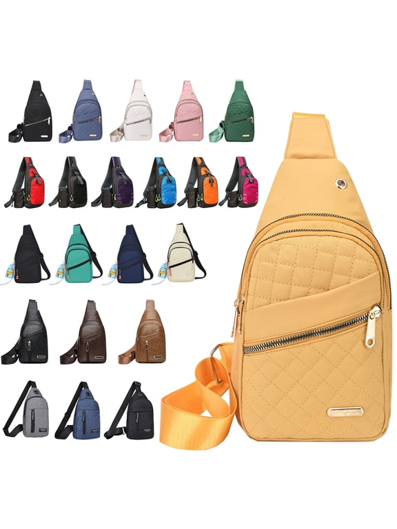Sling Bag for Women Crossboby, Crossbody Bags with Data Hole, Waterproof Lightweight Small Backpack Pursues for Women, Gifts for Her