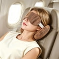 thumbnail image 1 of Dmlowu Memory Foam Neck Pillow for Sleeping, Portable Light Blocking Sleep Mask, U Shaped Travel Pillow for Airplane Car Office Nap, Travel Essentials for Women Men, 1 of 6
