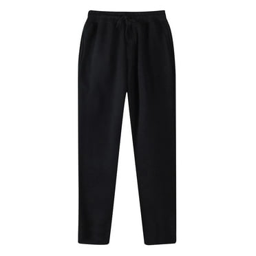 Dmlowu Men's Sweatpants Elastic Waisted Drawstring Straight Leg Sweatpants Casual Baggy Soft Workout Joggers Pants with Pockets