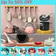 thumbnail image 1 of Dmlowu Play Kitchen Accessories, Kitchen Toddler Toys with Pots & Pans Set, Utensils Cookware, Preschool Learning Education Play Food Sets for Kids Kitchen Set, 1 of 8