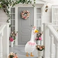 thumbnail image 1 of Dmlowu Porch Goose Outfits - Cute Porch Goose for Home Decor, Pink Porch Goose Clothes for Holiday Party, Handmade Porch Goose Clothes, 1 of 4