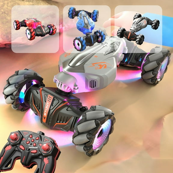 Dmlowu Remote Control Cars - Gesture Sensor/Handle Remote Control Toy Cars, Shockproof Stunt Rc Cars Toys Gift for Christmas Holiday Birthday Party