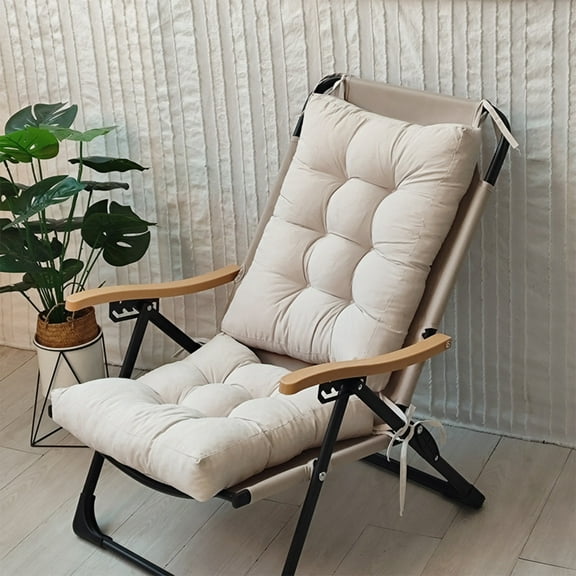 Dmlowu Rocking Chair Cushion - Thickened Seat Cushion for Office Chairs, Soft Comfortable Rocking Chair Cushions Outdoor for Patio Garden, 17x21" Solid Color Chair Cushions