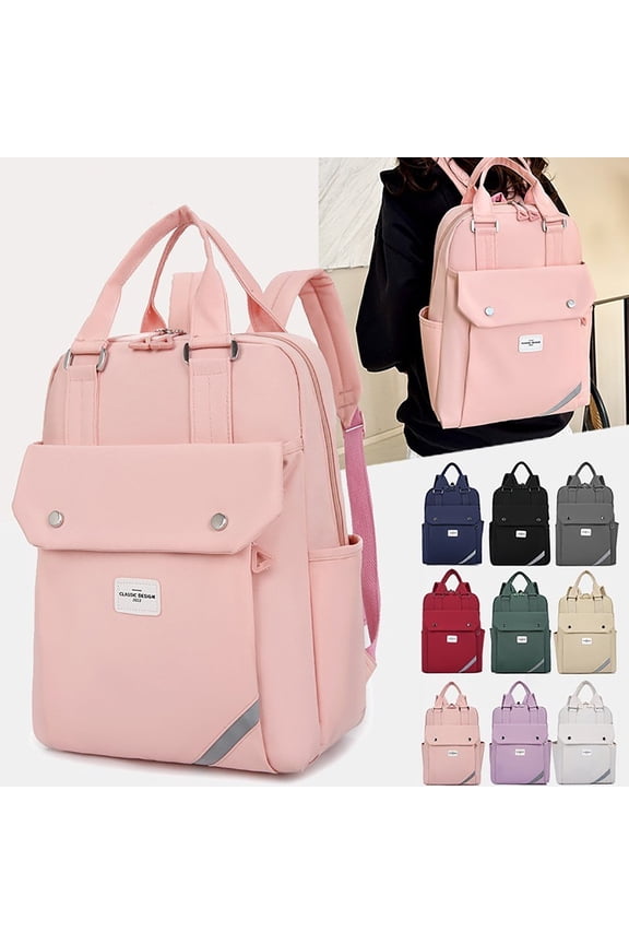 School Backpack Fashion Travel Backpack Large Capacity Laptop Backpack Lightweight Sturdy School Book Bag for Weekender Business Trip Hiking, 12x16.5 ( Multicolor )