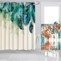 Dmlowu Shower Curtain, Luxury Soft Bathroom Curtain, No Fade Cloth Shower Curtain for Home Decor, 71x71 Inch
