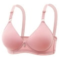 Dmlowu Women's Everyday Bras Unlined No Underwire Adjustable Straps