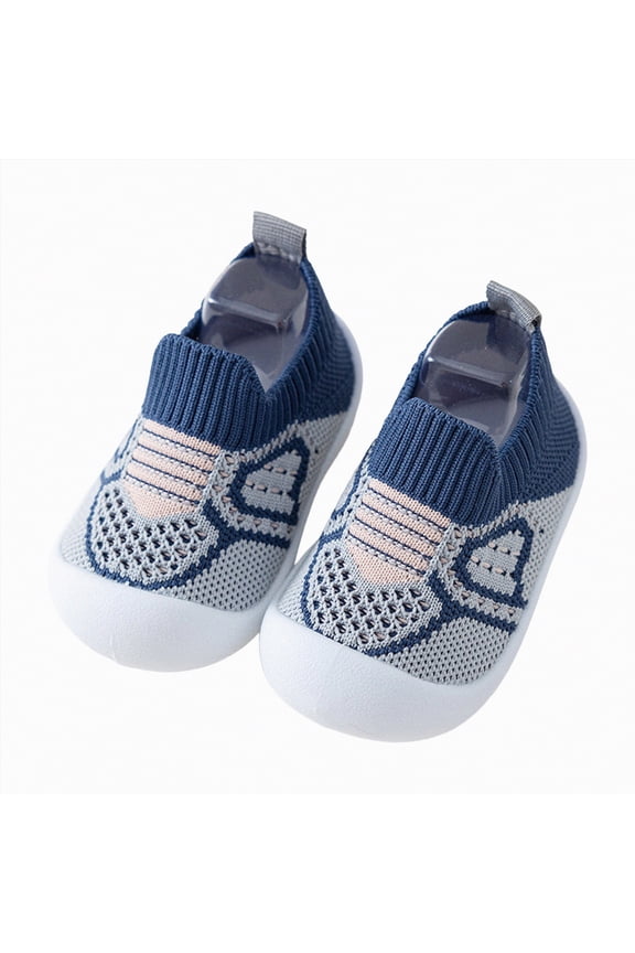 Baby Sneakers Baby Sneaker Toddler Baby Shoes Girl Boy Breathable Mesh Sneakers Non Slip Blue,6