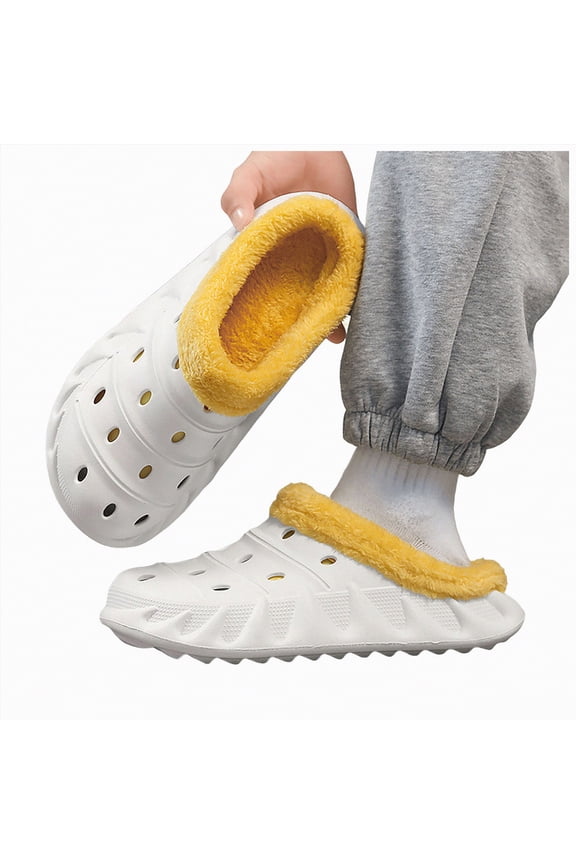 Bedroom Slippers Women's Memory Foam Indoor House Slippers House Shoes with Wide Widths White,6