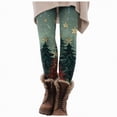 thumbnail image 1 of Dmsael Christmas Leggings High Waist Workout Leggings for Women Tummy Control Printed Yoga Pants Holiday Costume AG,2XL, 1 of 6