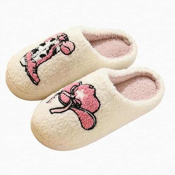 Dmsael Slippers Slippers for Women Indoor Cozy Memory Foam Slip On House Slides Shoes Gifts Pink,8