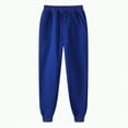 thumbnail image 1 of Dmsael Sweatpants Women Women's High Waisted Sweatpants Workout Active Joggers Pants Baggy Lounge Bottoms Blue,M, 1 of 6