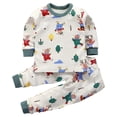 thumbnail image 1 of Dmsael Toddler Baby Boy Clothes Infant Fall Winter Outfits Striped Waffle Long Sleeve Crewneck Sweatshirts Pants 3Months-12Years,18-24 Months, 1 of 6