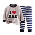 thumbnail image 1 of Dmsael Toddler Baby Boy Pajamas Set Kids Sleepwear 2 Pcs Pjs Long Sleeve Top and Pants for 2-7 Years,2-3 Years, 1 of 5