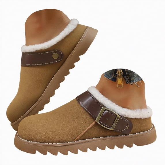 Dmsael Winter Slippers for Women New Indoor Home Slippers Cotton Fabric Slippers Home Slippers Couples Wooden Floor Slippers For Women Girls Khaki,8